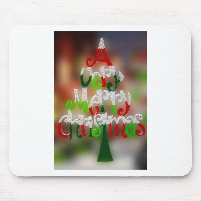 Mousepad natal muito feliz (Frente)