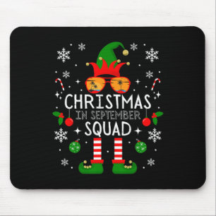 Mousepad Natal Na Esquadra De Setembro Elf Sunglasse