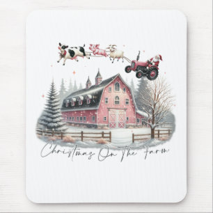Mousepad Natal na Fazenda, Feliz Natal