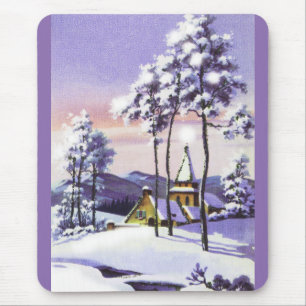 Mousepad Natal nevado