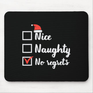 Mousepad Natal Nice Naughn No Lamenta Lista De Xmas Engraça