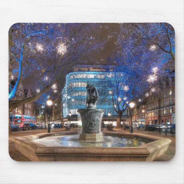 Mousepad Natal no quadrado de Sloane (Frente)