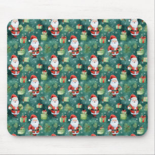 Mousepad Natal Papai Noel Sem Olhos Padrão-82909