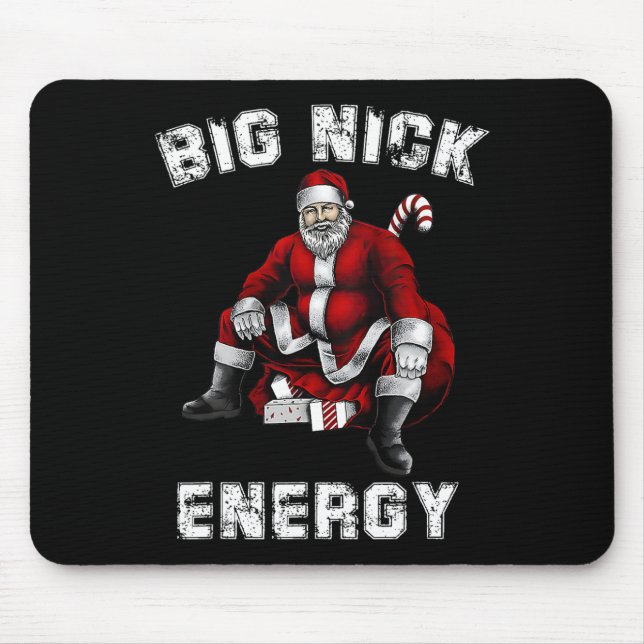Mousepad Natal para o Big Nick Energy Papais noeis (Frente)