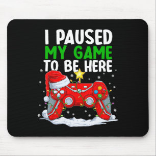 Mousepad Natal Parei Meu Jogo Para Estar Aqui Jogador Diver