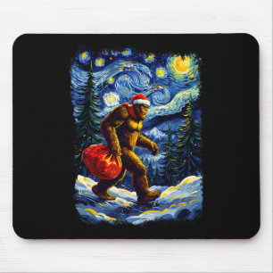 Mousepad Natal Pé Grande Natal Divertido Sasquatch Acredite