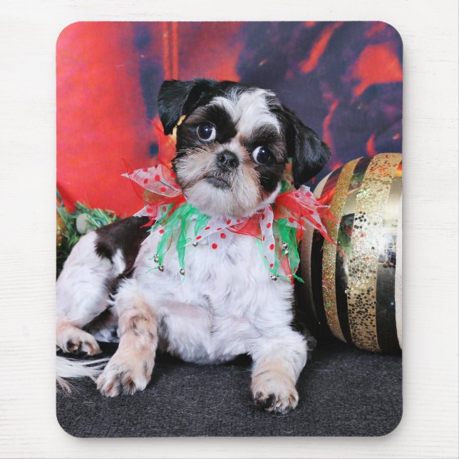 Mousepad Natal - Shih Tzu - Chin Ching (Frente)