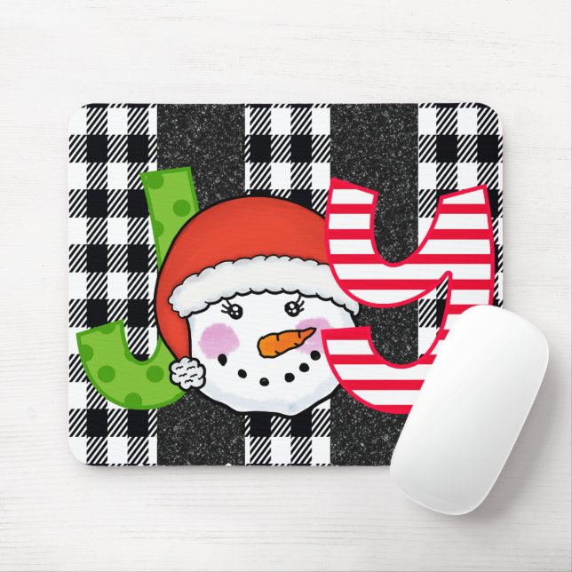 Mousepad Natal Snowman Joy (Com mouse)