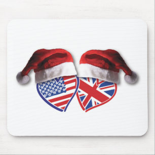 Mousepad Natal UK EUA Patriotic Heats