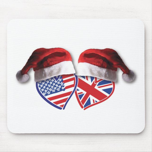 Mousepad Natal UK EUA Patriotic Heats (Frente)