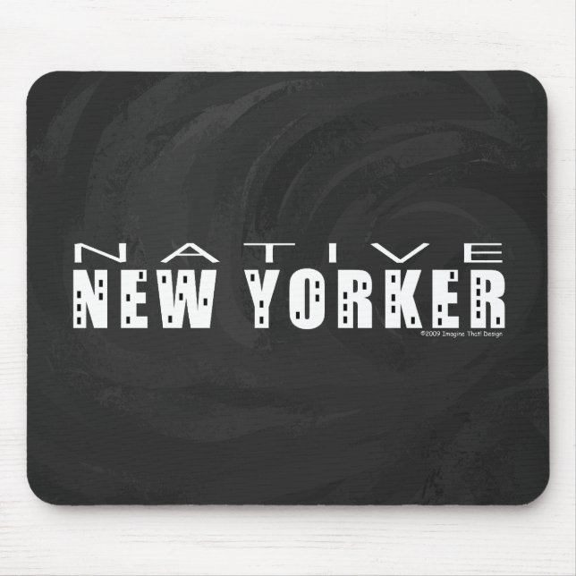 Mousepad Native New Yorker black (Frente)