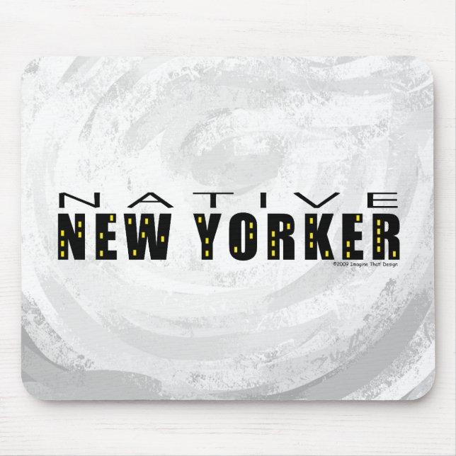 Mousepad Native New Yorker black (Frente)