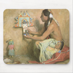 Mousepad Nativos Americanos antigos, Hopi Katchina por Cous