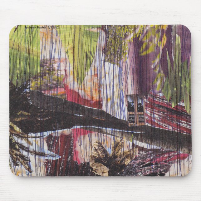 Mousepad Natural disaster collage mouse mat (Frente)