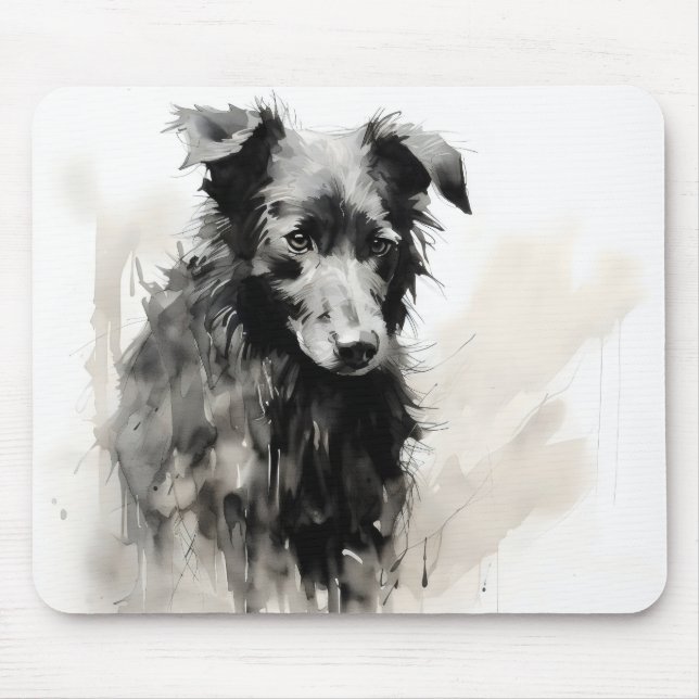 Mousepad Nature Black Dog Ink (Frente)