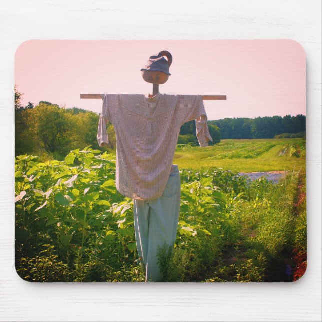 Mousepad Natureza do Espantalho do Jardim (Frente)