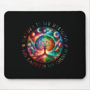 Mousepad Natureza É Minha Religião A Terra É Minha Igreja M
