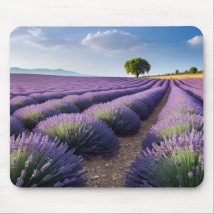 Mousepad Natureza lavanda no exterior Paisagem pacífica