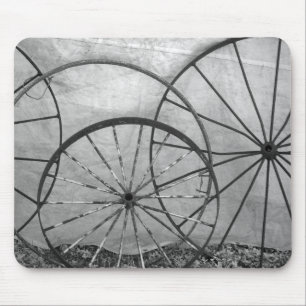 Mousepad Natureza-Morta de Roda de Carroça