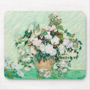 Mousepad Natureza Morta Rosas em um Vaso por Vincent van Go