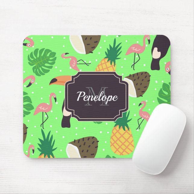 Mousepad Natureza tropical (Com mouse)