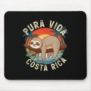 Mousepad Natureza Tropical Sunset Sloth Costa Rica Pura Vid