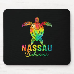 Mousepad Nau Hamas Tie Dye Tartaruga Marinha Hamas Férias n