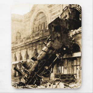 Mousepad Naufrágio do comboio em Montparnasse, 22 de outub