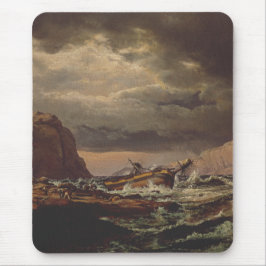 Mousepad Naufrágio na Costa Norueguesa por Johan Dahl