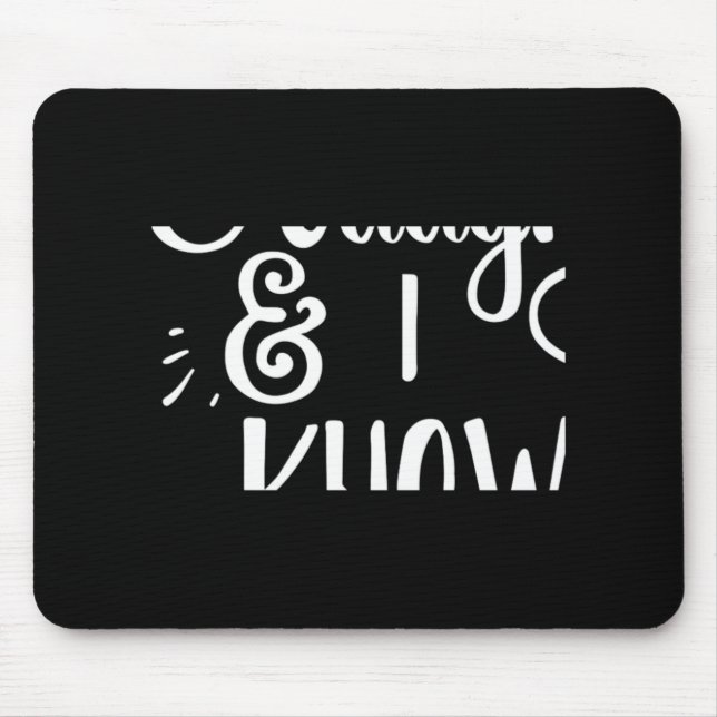 Mousepad Naughty And I Know It Funny Christmas Baby T Shirt (Frente)