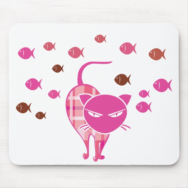Mousepad Naughty Cat (Frente)