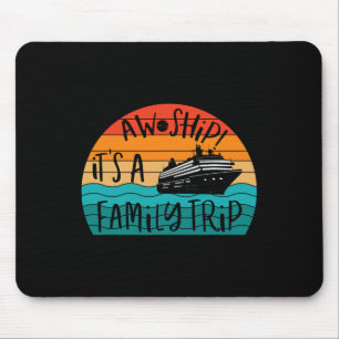 Mousepad Nave! É um Cruzeiro de Férias Engraçado de Viagem