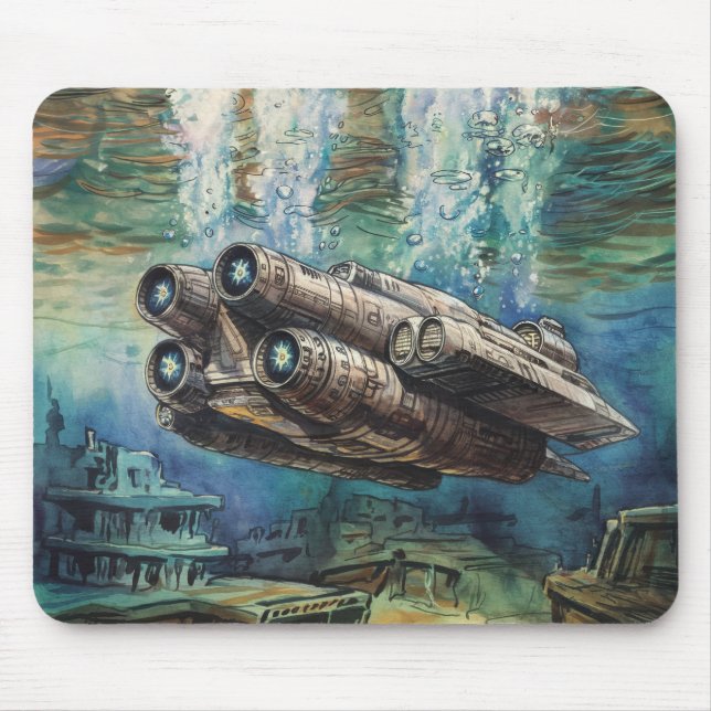 Mousepad nave espacial (Frente)