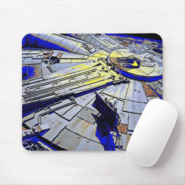 Mousepad Nave espacial  (Com mouse)