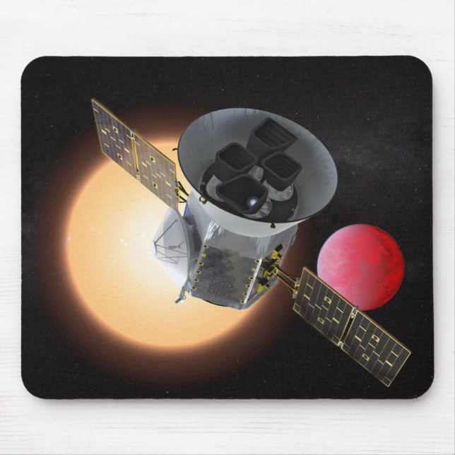 Mousepad Nave espacial caçadora de planetas TESS (Frente)