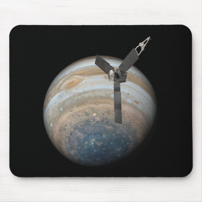 Mousepad Nave Espacial Juno no Planeta Júpiter (Frente)
