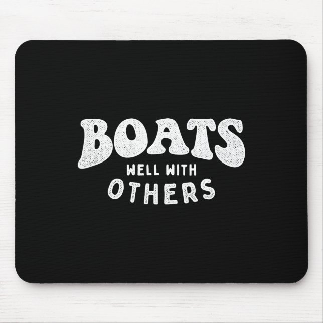 Mousepad Navega Bem Com Outros - Proprietário de Barco de R (Frente)