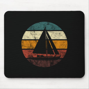 Mousepad Navegação em veleiro Retro Vintage Sailor Bo