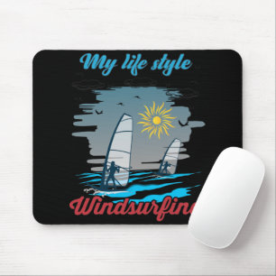 Mousepad Navegação Por Windsurfing É O Meu Estilo De Vid
