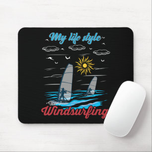 Mousepad Navegação Por Windsurfing É O Meu Estilo De Vid