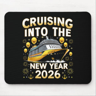 Mousepad Navegando Para O Ano Novo 2026 Presente De Festa D