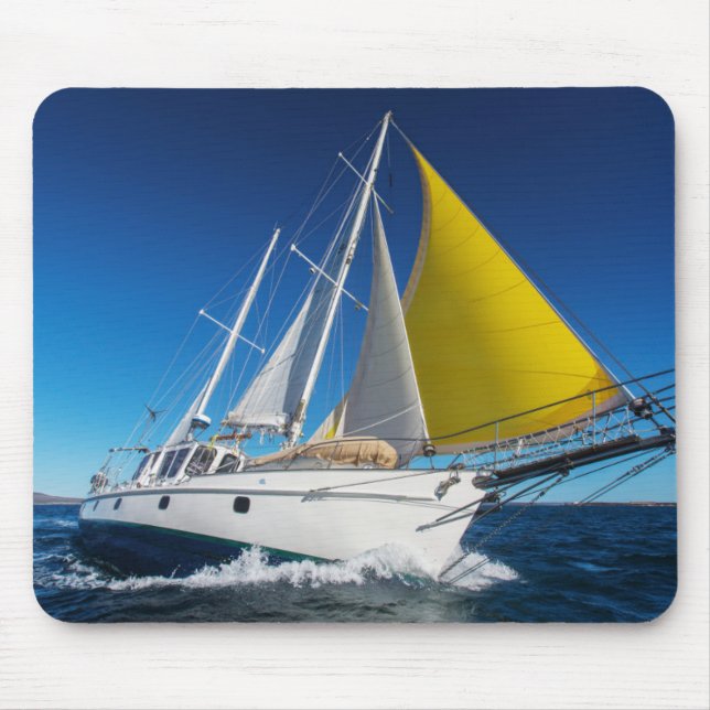 Mousepad Navigação do oceano em um iate (Frente)