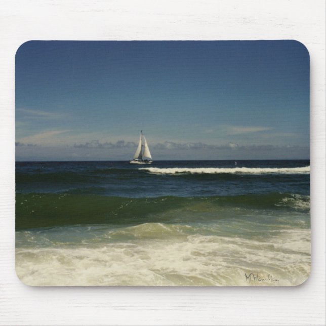 Mousepad Navigação no litoral do nacional da ilha de (Frente)