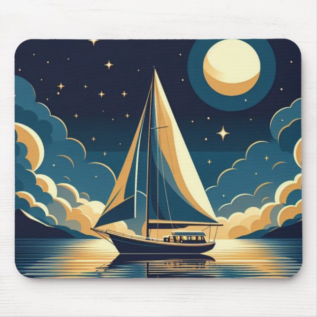 Mousepad Navio à noite (Frente)