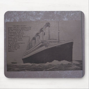 Mousepad navio a vapor titânico