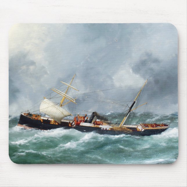 Mousepad Navio à vela a vapor Finsbury 1881 (Frente)