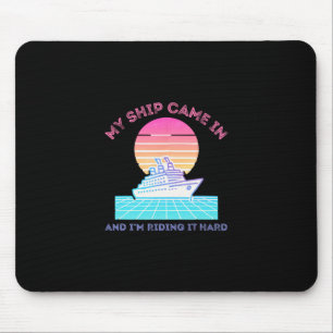 Mousepad Navio de Cruzeiro Férias Engraçadas Viagem Humor F