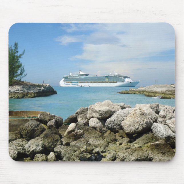 Mousepad Navio de cruzeiros em CocoCay MP1 (Frente)