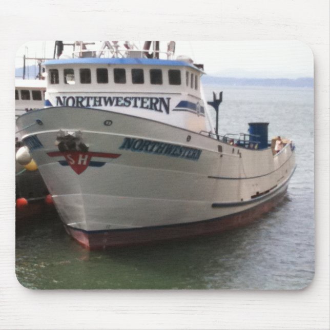 Mousepad Navio de pesca de caranguejo do Noroeste (Frente)