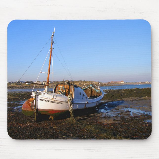 Mousepad Navio de pesca em Guernsey (Frente)